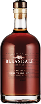 Bleasdale Vineyards 16 Year Old Rare Langhorne Creek Verdelho Non Vintage